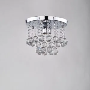 نجفة كريستال مودرن فضى