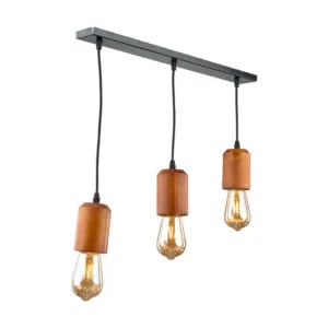 دلايه مودرن لينير خشب مربع من نجفه شوب 3RRW1218