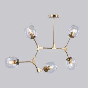 نجفة غصن 5 لمبه ذهبي ON-E1010/5 اضاءة 5 لمبة