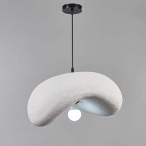 نجفة بيضاء فنية مودرن