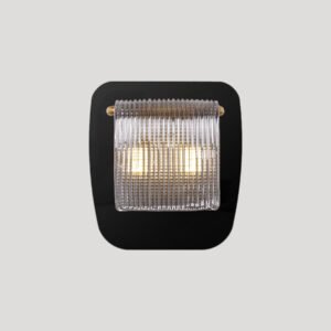 ابليك حائط مودرن اسود مع زجاج ON-6679