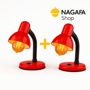 باندل (2 قطعة ) أباجورة مكتب مودرن إضاءة عملية للدراسة والعمل |نجفة شوب