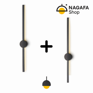 باندل ( 2قطعة ) أباليك مودرن تصميم أنيق إضاءة راقية بتفاصيل فاخرة