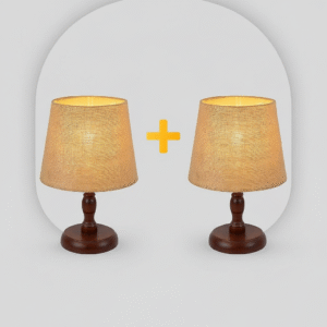 باندل (2قطعة) دانا أباجوره مودرن خشب زان مودرن تضيف لمسة فخمة لغرفة النوم والديكور العصري |نجفة شوب