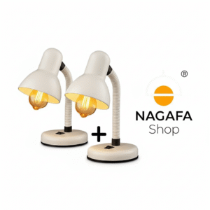 باندل (2 قطعة ) أباجورة مكتب مودرن إضاءة عملية للدراسة والعمل |نجفة شوب