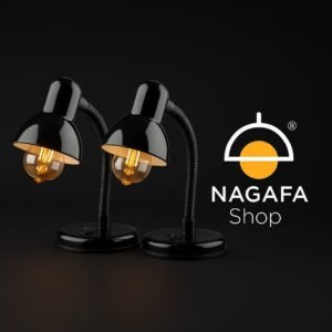 باندل (2 قطعة ) أباجورة مكتب مودرن إضاءة عملية للدراسة والعمل |نجفة شوب