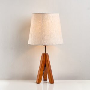 أباجورة طاولة مودرن خشب زان عالى الجوده بتصميم راقي لجميع الديكورات |Nagafa Shop