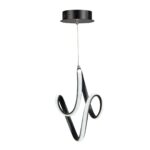 ⁦دلايه سقف ليد لون اسود⁩ - الصورة ⁦2⁩