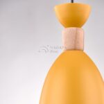 1-Bulb Yellow Pendant Light - Image 2