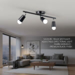 ⁦سبوت لايت سقف أسود مودرن | إضاءة موجهة للريسبشن وغرف المعيشة⁩ - الصورة ⁦6⁩
