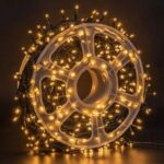 ⁦فرع ليد رول 50 متر بإضاءة وورم قوية ومستمرة،نور دافئ لتزيين المنزل والحدائق والمناسبات |نجفة شوب⁩ - الصورة ⁦2⁩