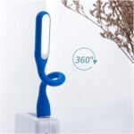 ⁦مصباح USB مرن وقابل للدوران 360° – إضاءة محمولة بألوان متعددة⁩ - الصورة ⁦5⁩