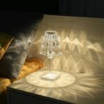 ⁦أباجورة أكريليك كريستالية LED تاتش | إضاءة متعددة USB⁩ - الصورة ⁦10⁩