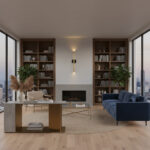 ⁦ابليك حائط ذهبى بتصميم طولى⁩ - الصورة ⁦8⁩