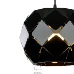 ⁦دلايه مودرن جالاكسي اسود -1 لمبه⁩ - الصورة ⁦2⁩