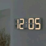 ⁦ساعة رقمية LED للحائط والمكتب | عرض الوقت والتاريخ ودرجة الحرارة مميزة و موفرة للطاقة⁩ - الصورة ⁦3⁩