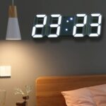 ⁦ساعة رقمية LED للحائط والمكتب | عرض الوقت والتاريخ ودرجة الحرارة مميزة و موفرة للطاقة⁩ - الصورة ⁦5⁩