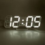 ⁦ساعة رقمية LED للحائط والمكتب | عرض الوقت والتاريخ ودرجة الحرارة مميزة و موفرة للطاقة⁩ - الصورة ⁦7⁩
