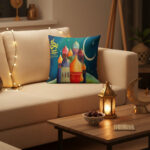 ⁦2كافر كوشن رمضان ديكور إسلامي ملون مقاس45x45⁩ - الصورة ⁦3⁩