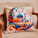كافر كوشن رمضان ديكور إسلامي ملون مقاس 45×45