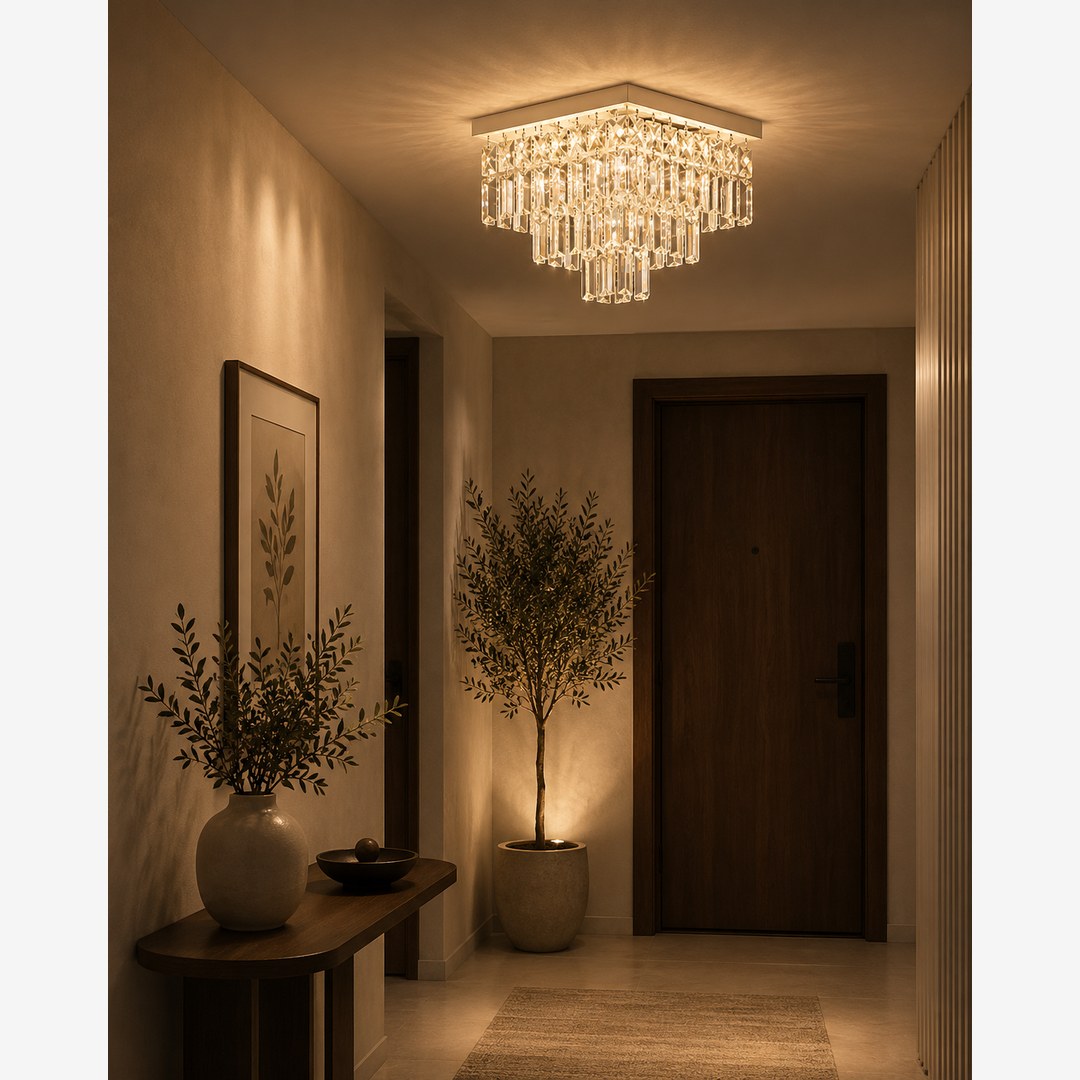 bounty-square-crystal-chandelier-modern-nagafashop-1.jpg نجفة كريستال باونتي لون فضي - الصورة 1