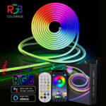 شريط ليد RGB ذكي متعدد الألوان | تحكم بالتطبيق والريموت للغرف والديكور