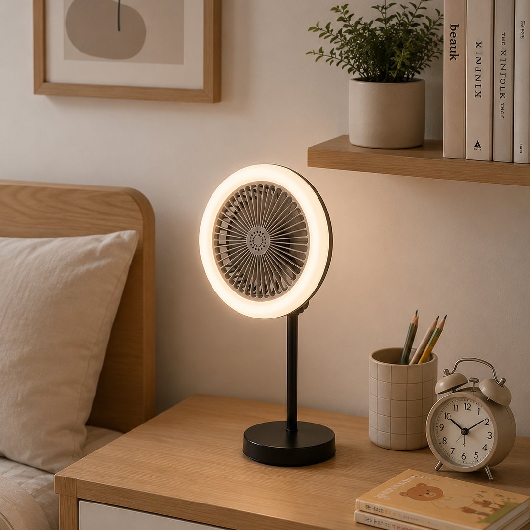 fan-glow-led-ceiling-fan-light.jpg نجفة مروحة LED مودرن فان جلو مع 3 اضاءة مميزة | إضاءة ذكية مع ريموت كنترول - الصورة 1