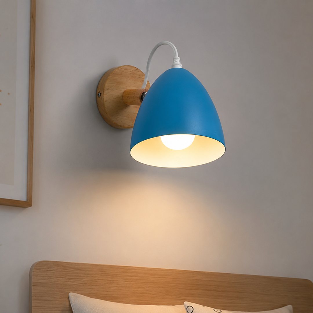 kids-blue-wall-sconce-wood-accent-modern-bedroom-light.jpg أبليك مودرن 1 لمبة - الصورة 1