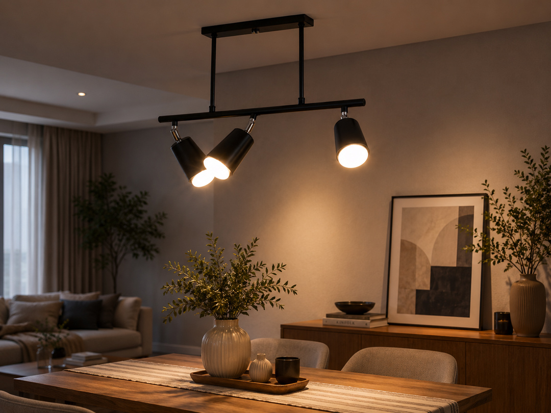 modern-black-3-light-track-pendant-light.jpg سبوت لايت مودرن أسود 3 لمبة | إضاءة موجهة للدريسنج روم - الصورة 1