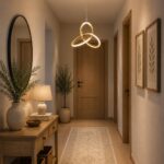 دلاية مودرن ليد ذهبي ايلا | إضاءة LED مناسبة للريسبشن والسفرة