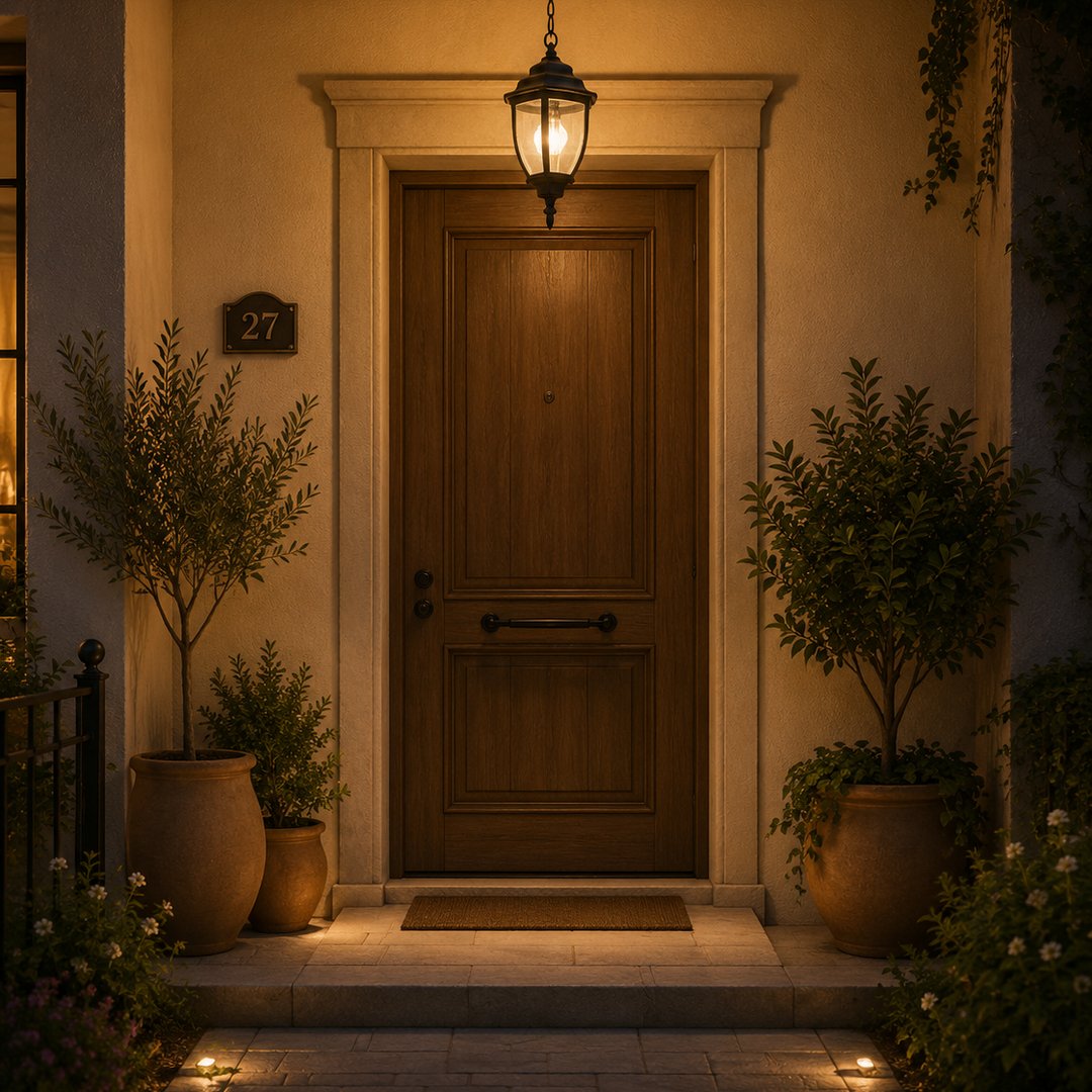 outdoor-black-lantern-pendant-light.jpg دلاية سقف مودرن أسود | إضاءة معلقة أنيقة للمداخل - الصورة 1