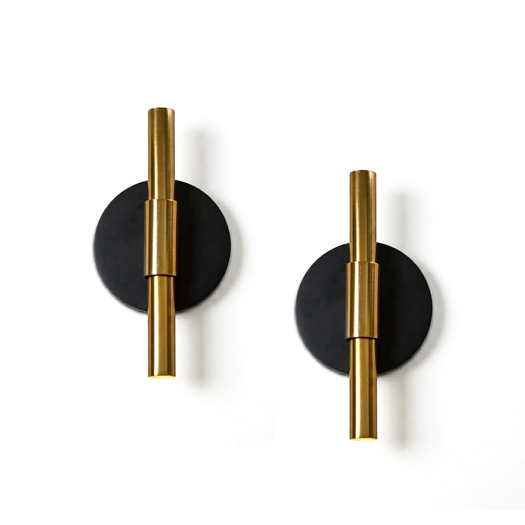 modern-black-gold-cylinder-wall-light-25cm.jpg أبليك حائط مودرن أسطواني أسود وذهبي بإضاءة أعلى وأسفل مقاس 25 سم