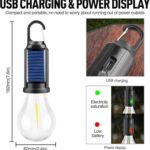 ⁦لمبة ليد معلقة قابلة للشحن USB للتخييم والطوارئ⁩ - الصورة ⁦7⁩