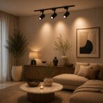 تراك لايت أسود 3اسبوت قابل للتوجيه - الصورة 3