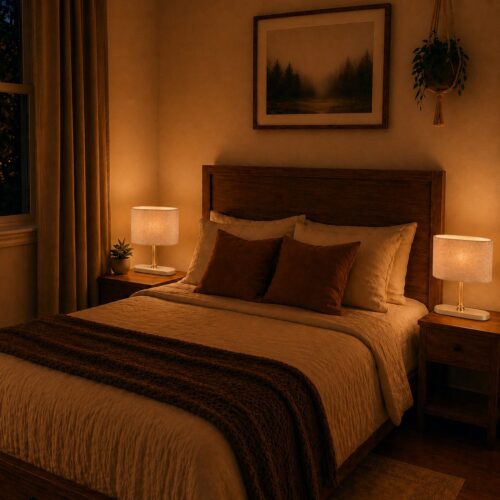 Modern White Table Lamp