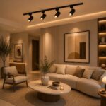 تراك لايت أسود 4سبوتات