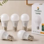باكدج 5 لمبات ليد السويدي Luma قدرة 12 وات أبيض دافئ 3000K