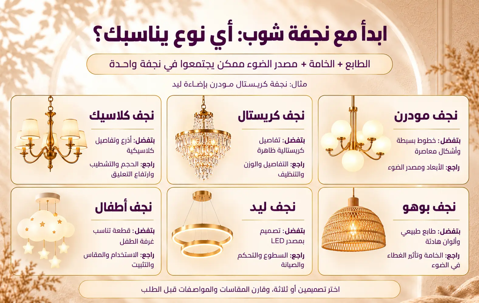 انواع النجف