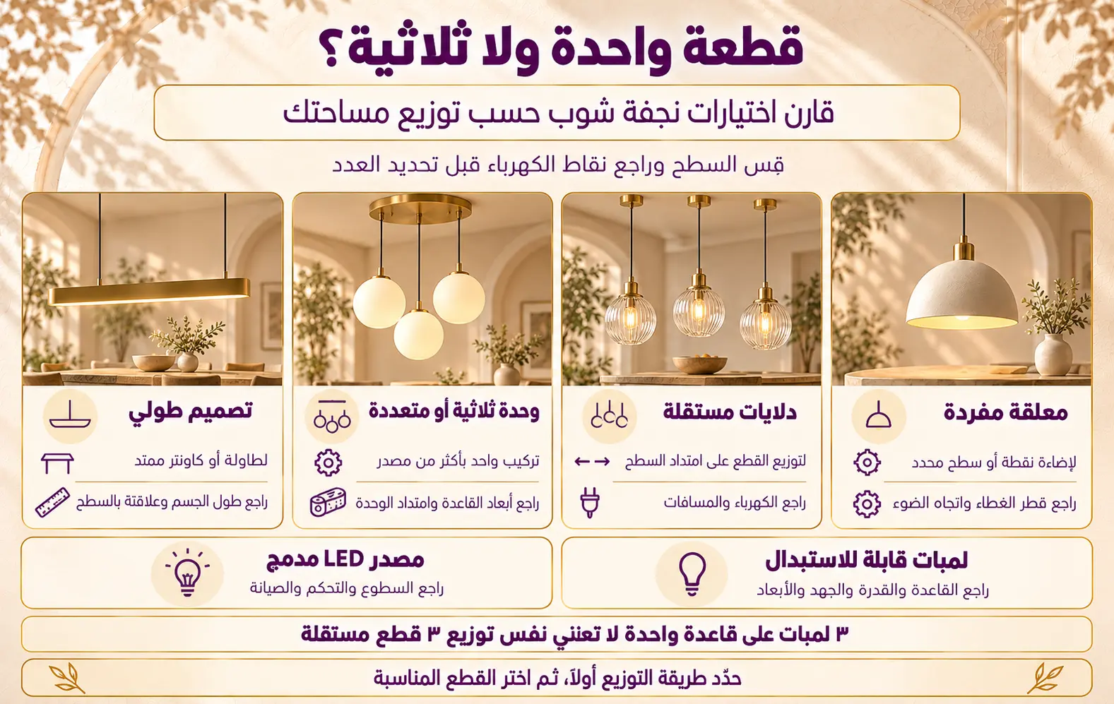 معلقات نجفة شوب